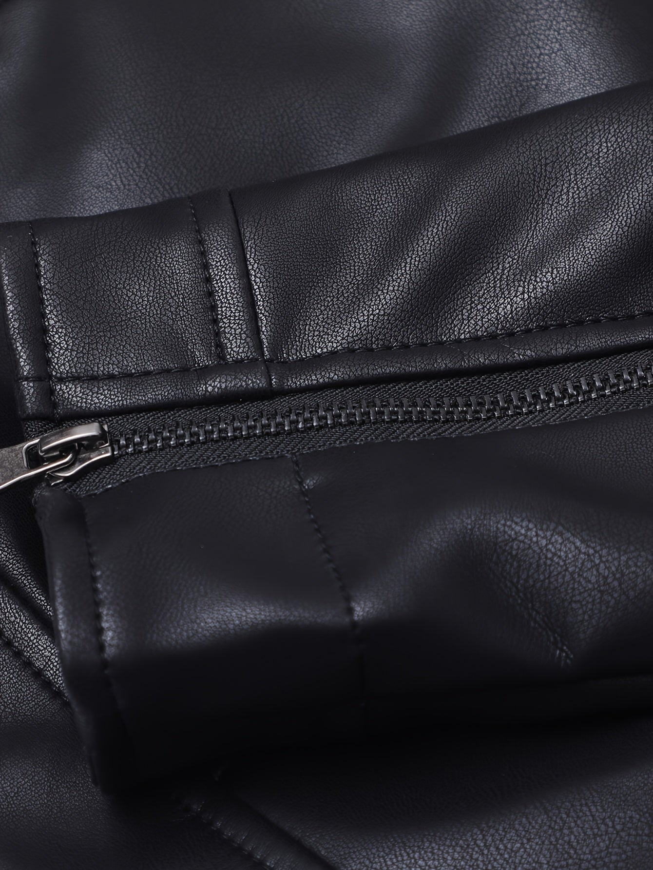 Men's Jacket with a Simple Zipper